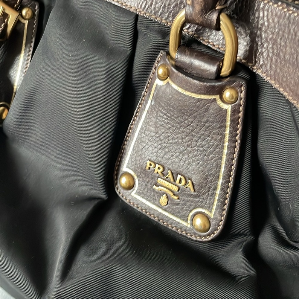 **Prada** Authentic Double Handle/Crossbody Nylon… - image 2